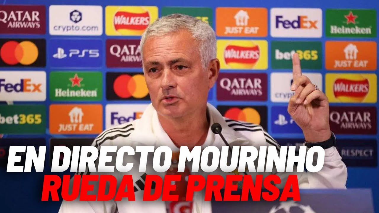 EN DIRECTO I Rueda de prensa de Mourinho previa al partido de Champions, en vivo