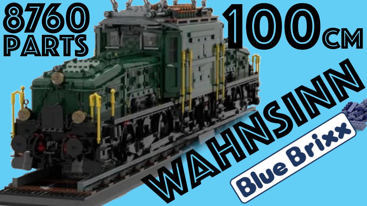 #bluebrixx  ist jetzt komplett verrückt - 8760 Teile CE 6/8 III Schweizer Krokodil angekündigt !!