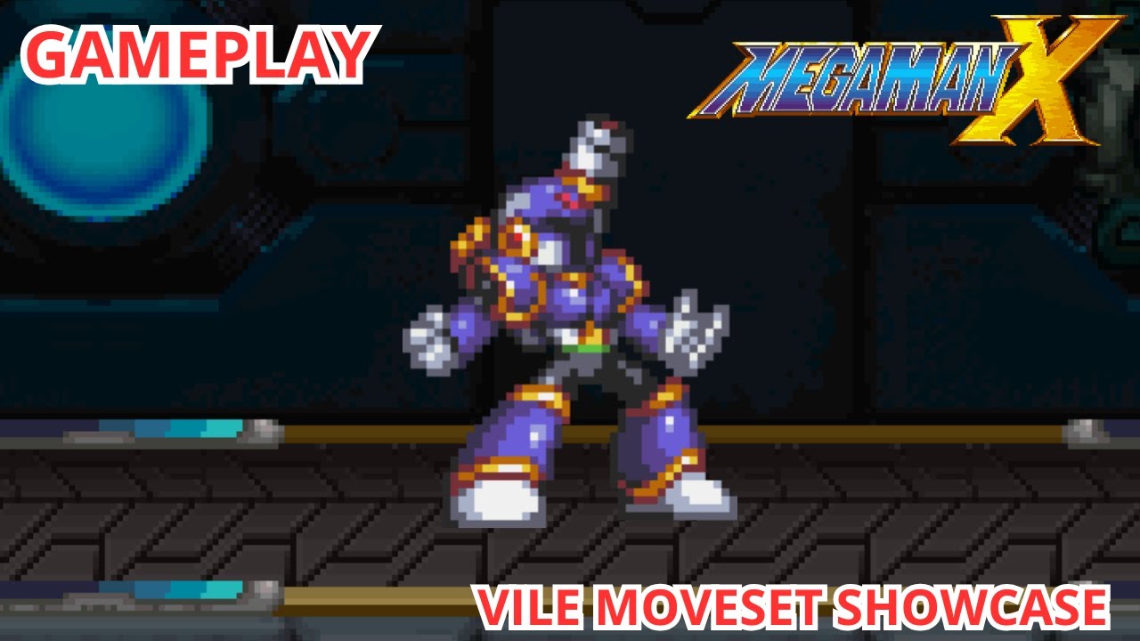 VILE MOVESET SHOWCASE | РЕМЕЙК MEGA MAN X В СТИЛЕ PS1 | КЕНСУ УИЛЬЯМ