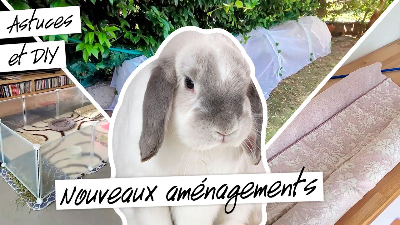 Aménagements & atelier couture pour mon lapin #diy