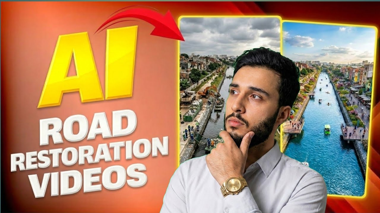 How to Create Viral AI Road Restoration Videos (Full Tutorial 2026) | Before & After AI Transformati