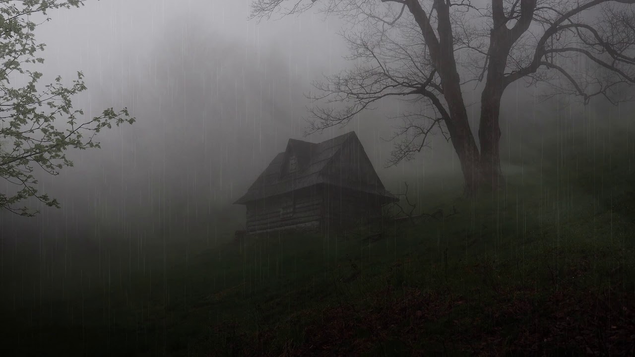 8 Hours | Silent Hill Ambient Background Rain Sound & Wallpaper for Studying & Sleeping ASMR