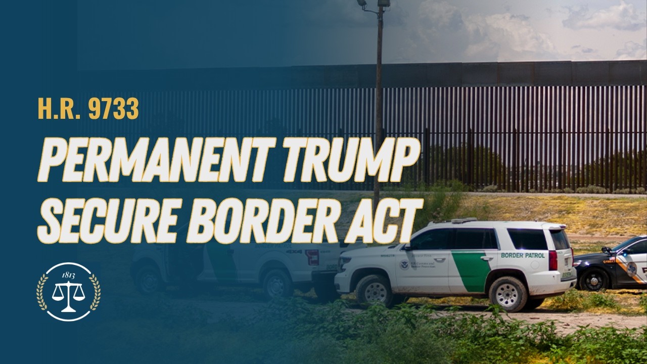 Rep. Gooden Speaks in Support of the Permanent Trump Secure Border Act