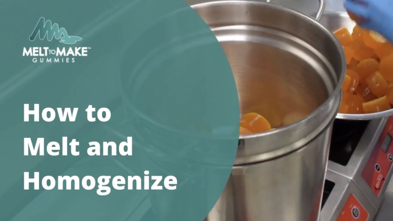 Melting and Homogenizing Your Infused Melt-to-Make&trade; Gummy Ingredients