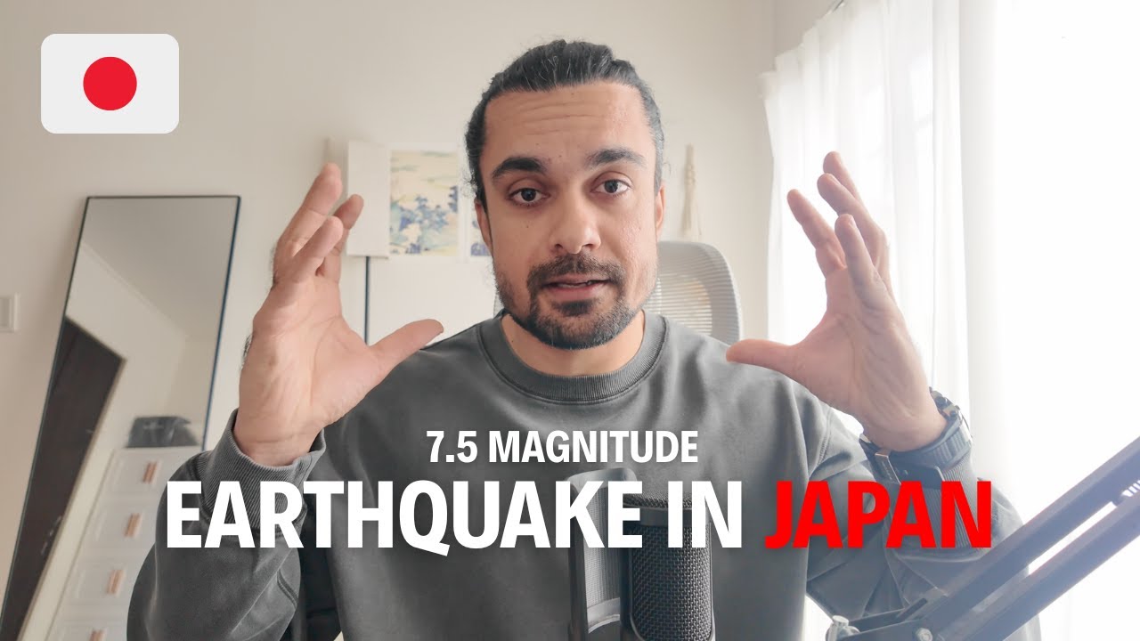 7.5 Earthquake in Japan Last Night | My Experience