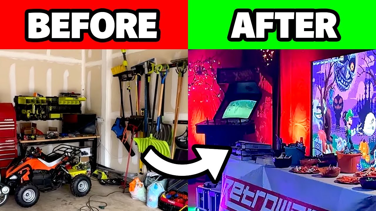 Building an Arcade in Our Garage!