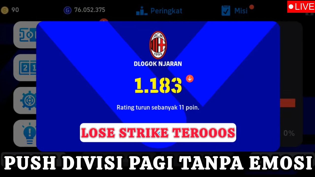 LIVE PUSH DIVISI PAGI TANPA EMOSI 🙂