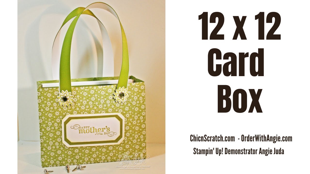 12 x 12 Card Box