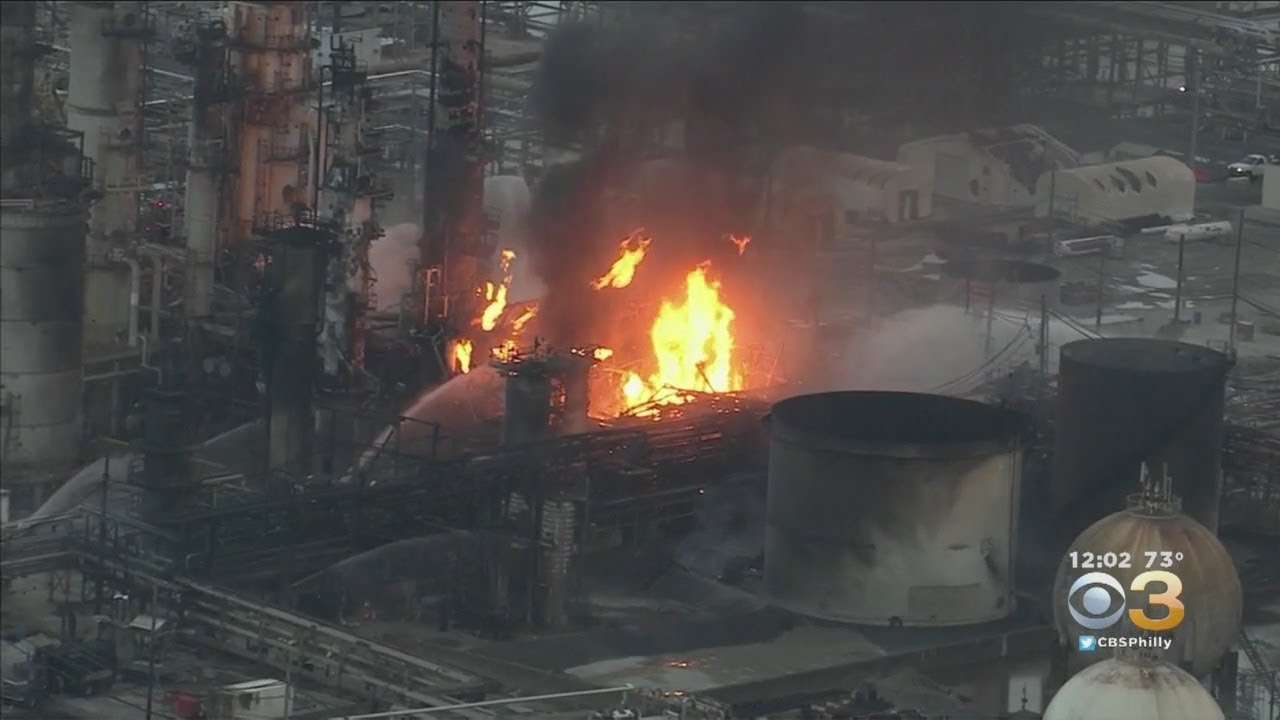 South Philadelphia Rocked By Explosions At Refinery Plant