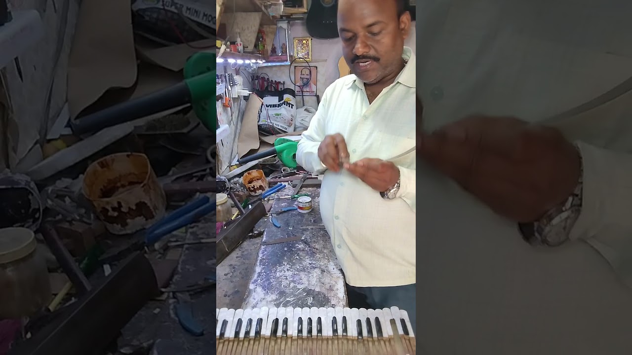 Kolakatta harmoniuam reed bord ripeyring kiya#harmonium #music 