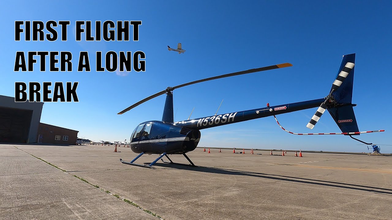 FIRST Training Flight in the Robinson R-44 Raven II (First helo flight in almost six months!)
