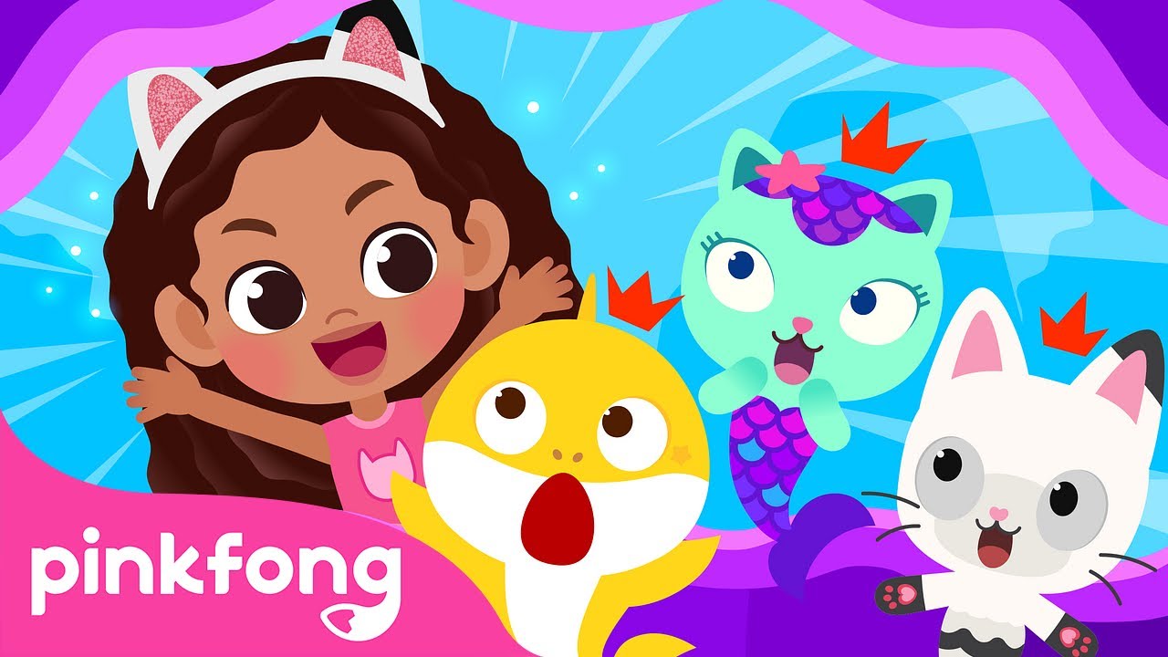 @BabyShark x @GabbysDollhouse : Let's Play Hide and Seek | Baby Shark Dance | Pinkfong Official