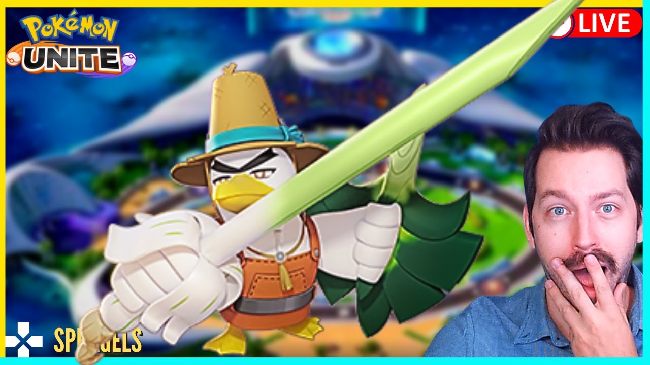 Sirfetchd IS HERE!! | spragels Pokemon Unite stream