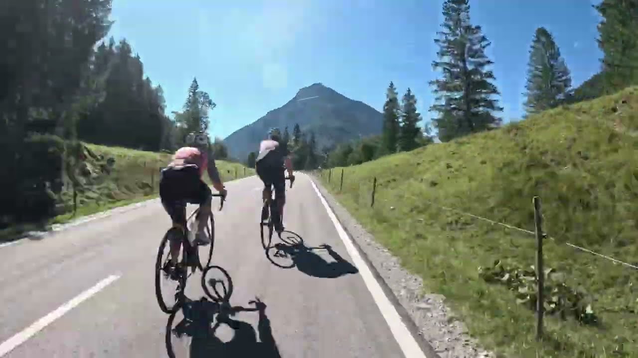 Zeitraffer Radfahrt von Lenggries zur Eng und Walchensee