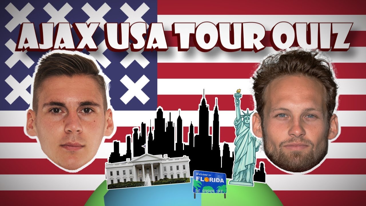 AJAX USA TOUR QUIZ #2 - 'Is Hawaii een staat?'