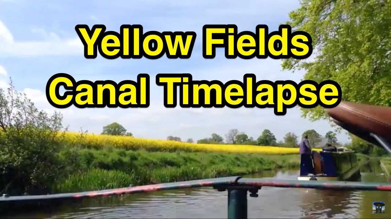 Rapeseed Fields From a Boat Time Lapse