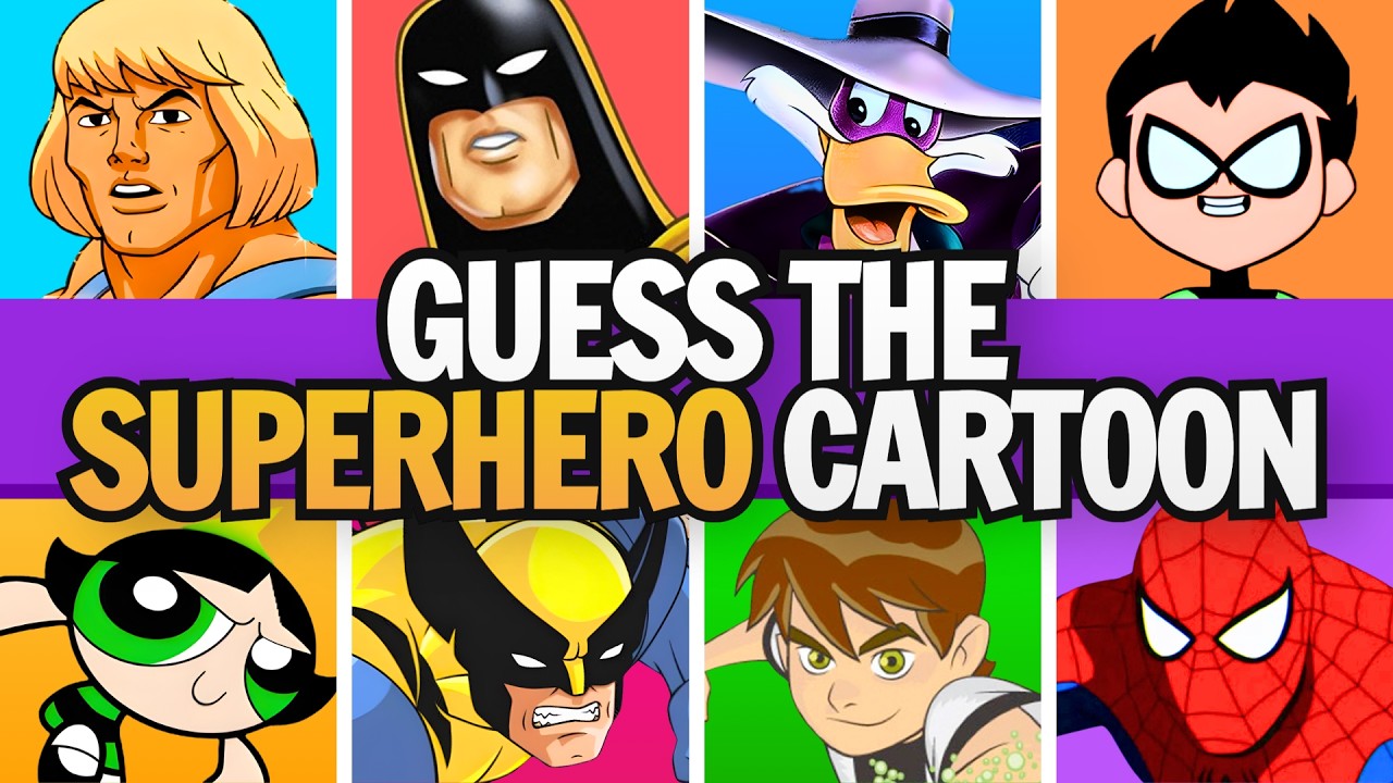 Guess The Cartoon by The Song: Superhero Edition 🦸‍♂️💥