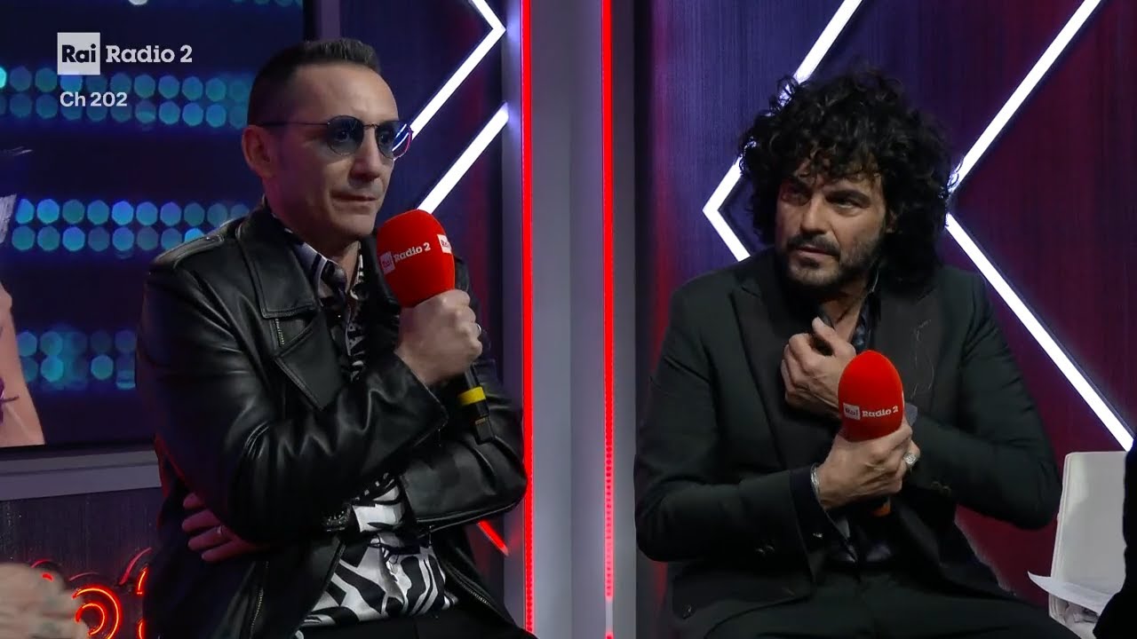 Intervista ai Modà e Francesco Renga (Serata Cover) - Radio 2 a Sanremo