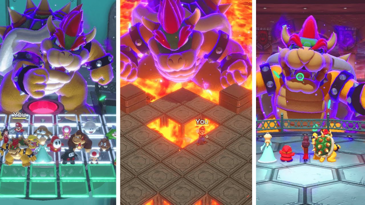 All Impostor Bowser Mini Games - Super Mario Party Jamboree