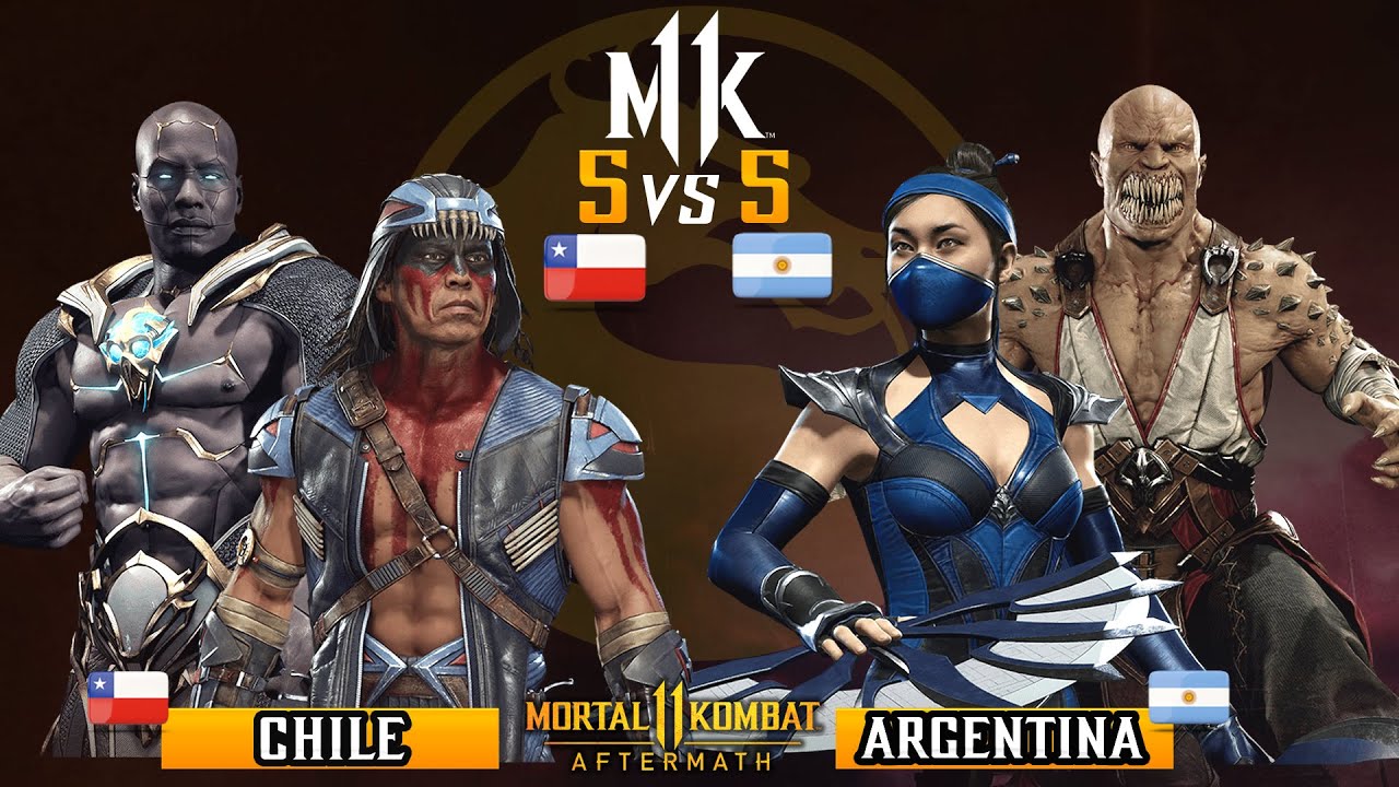 🏆 CHILE VS ARGENTINA - La Revancha! 【5 Vs 5】 - 【MK11】- ft. Eternal, Dante, Gergmc, Scorpioniprocs