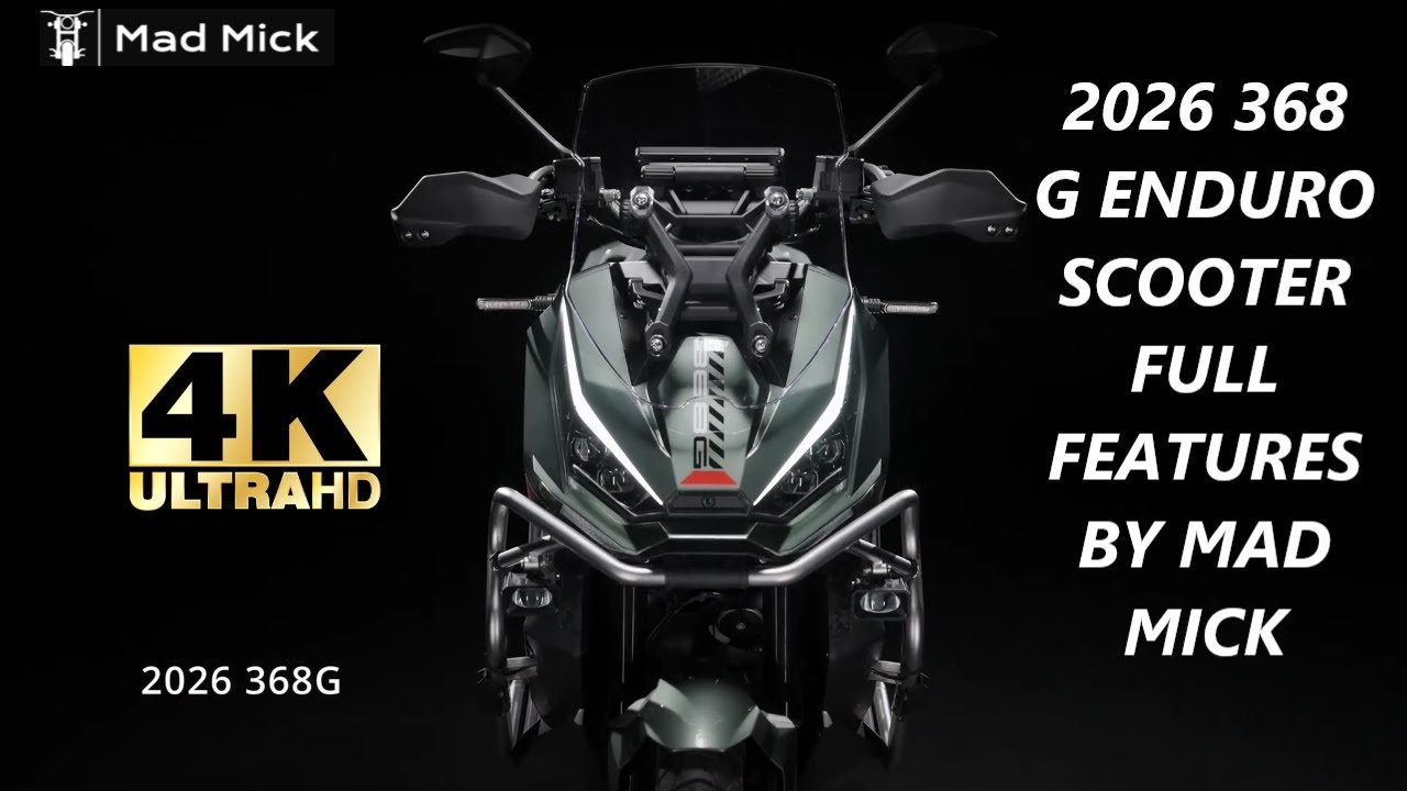 2026 368 G Enduro Scooter. Полные характеристики от Mad Michel