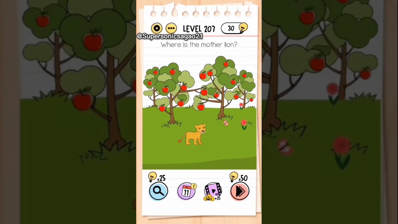 Brain test: tricky puzzles level 207 