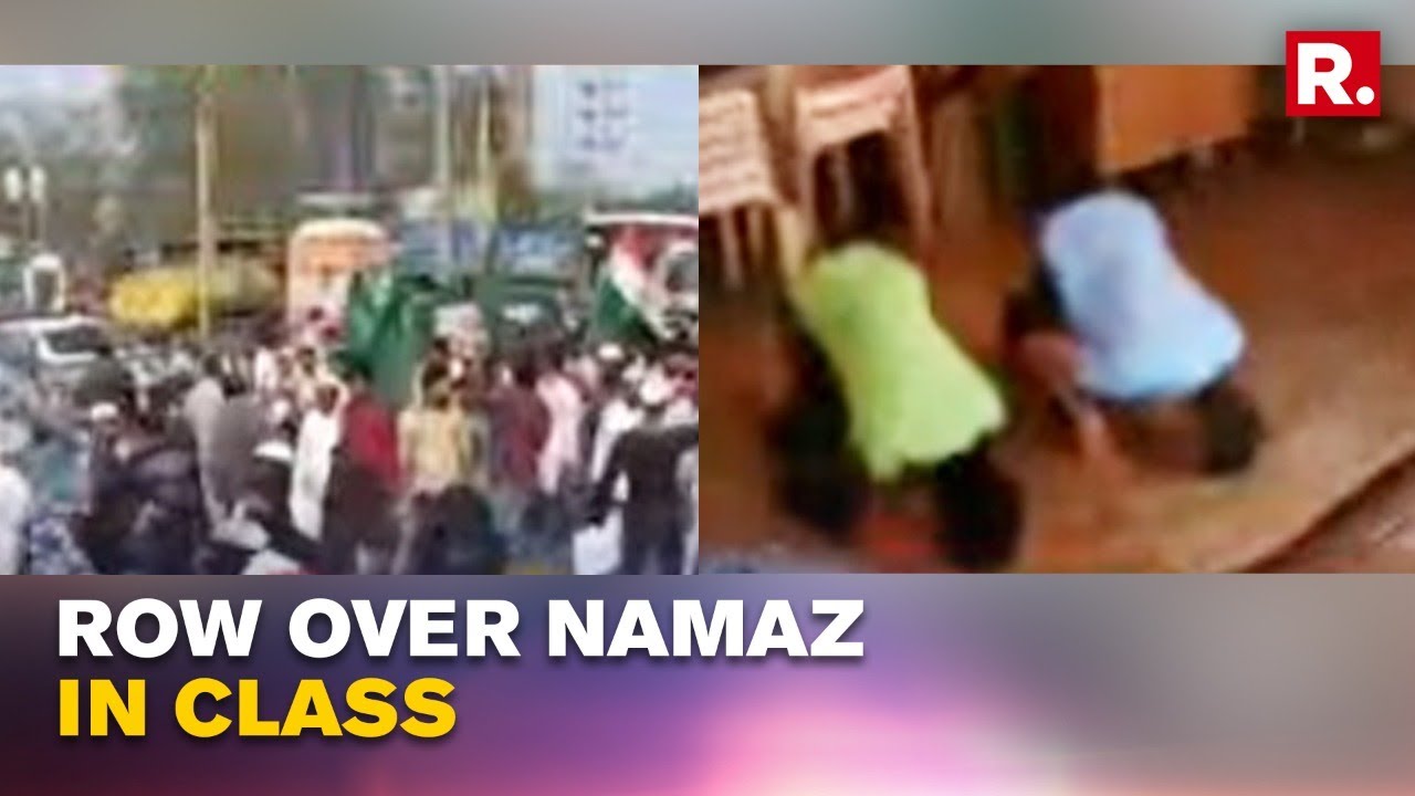 Amid Hijab Row, Controversy Over Video Of Students Offering Namaz At School