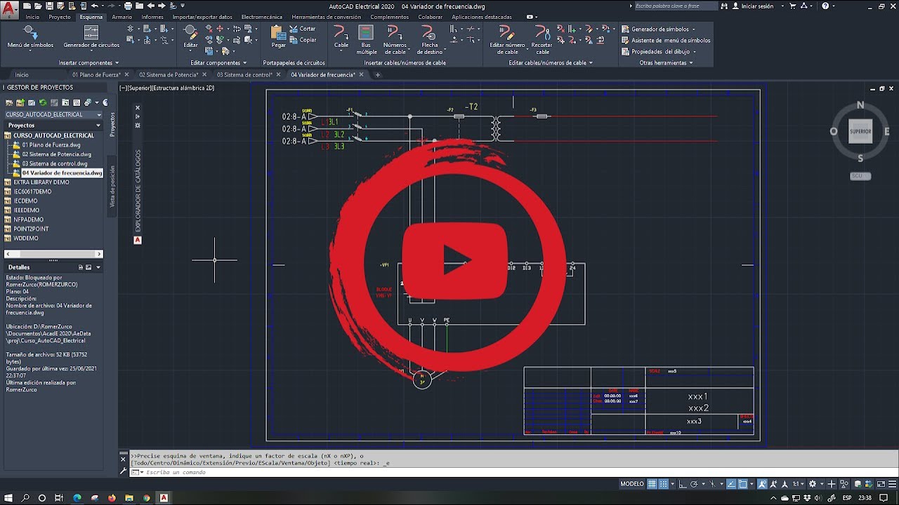 ⚡ AutoCAD Electric Clase 4