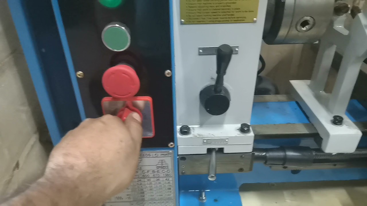 Torno Multipropósito SYNTOP HQ500 Encendido torno y taladro