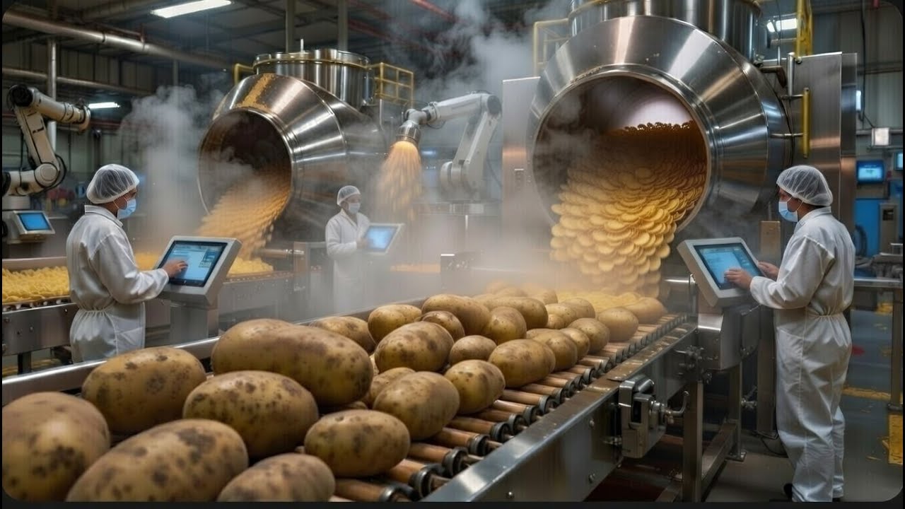 Inside a Modern Pringles Factory | How Pringles Are Made In Factory @PKFactoryHub2.0