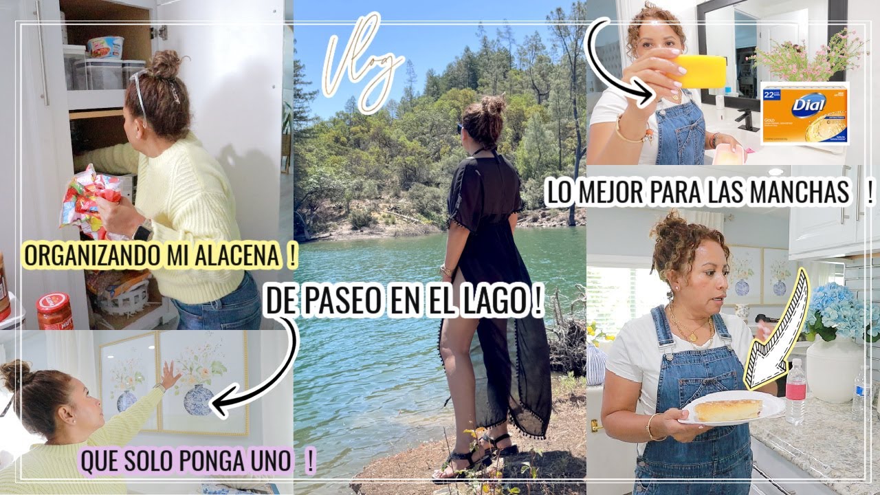 DE PASEO EN EL LAGO 😍 ORGANIZANDO MI ALACENA|EL MEJOR JABON PARA LAS MANCHAS