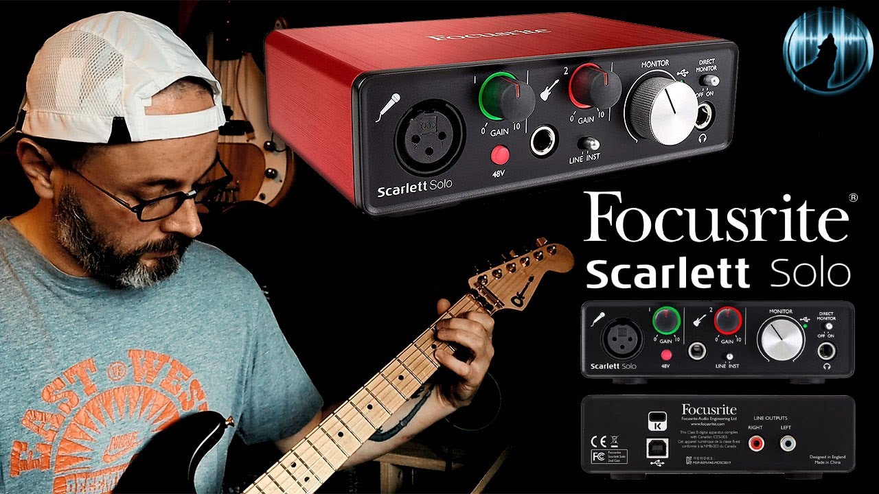 Аудиоинтерфейс USB FOCUSRITE SCARLETT SOLO 2-го поколения