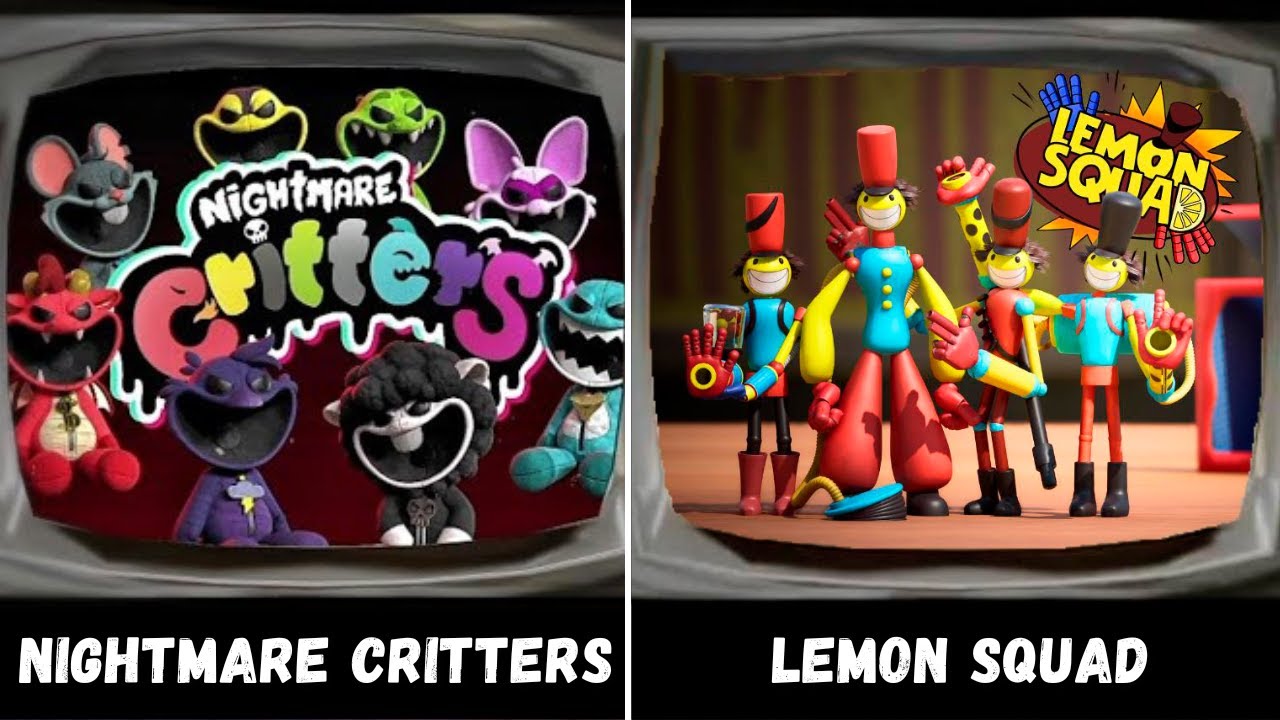 Poppy Playtime: Глава 5 - Реклама VHS Jingles от Nightmare Critters vs Lemon Squad