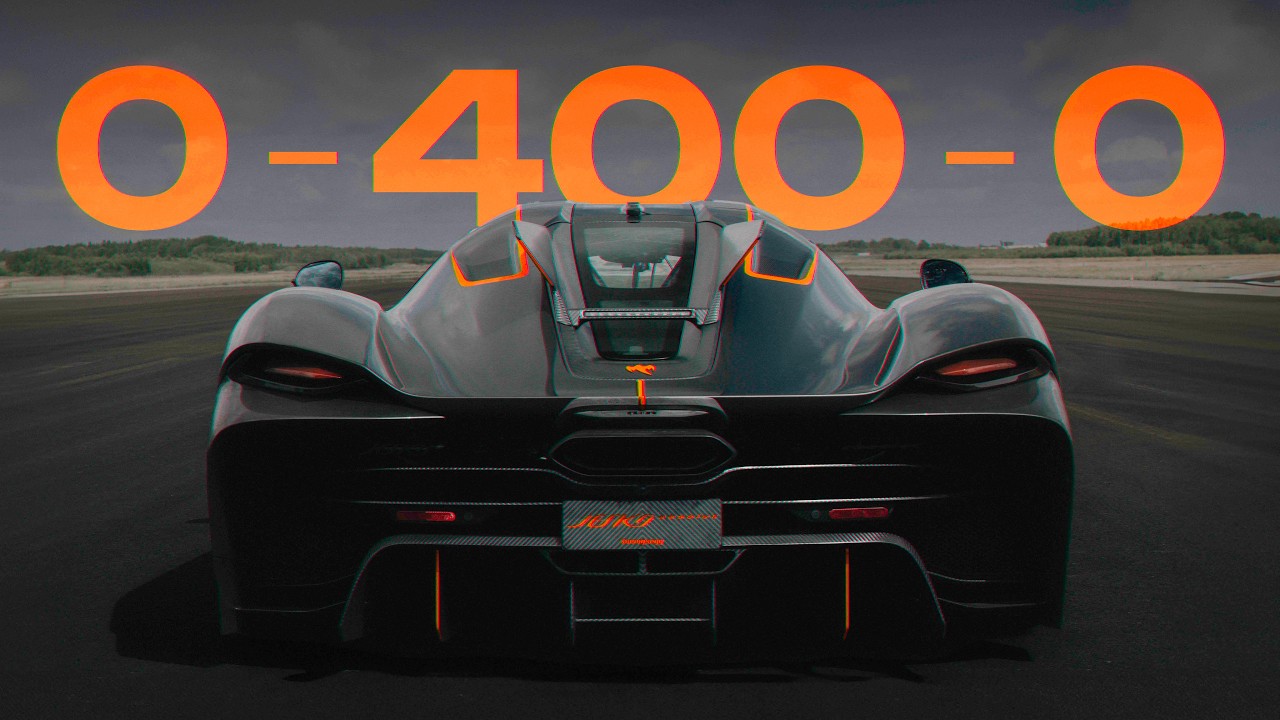 KOENIGSEGG Jesko Absolut | 0-400-0 км/ч — НОВЫЙ МИРОВОЙ РЕКОРД