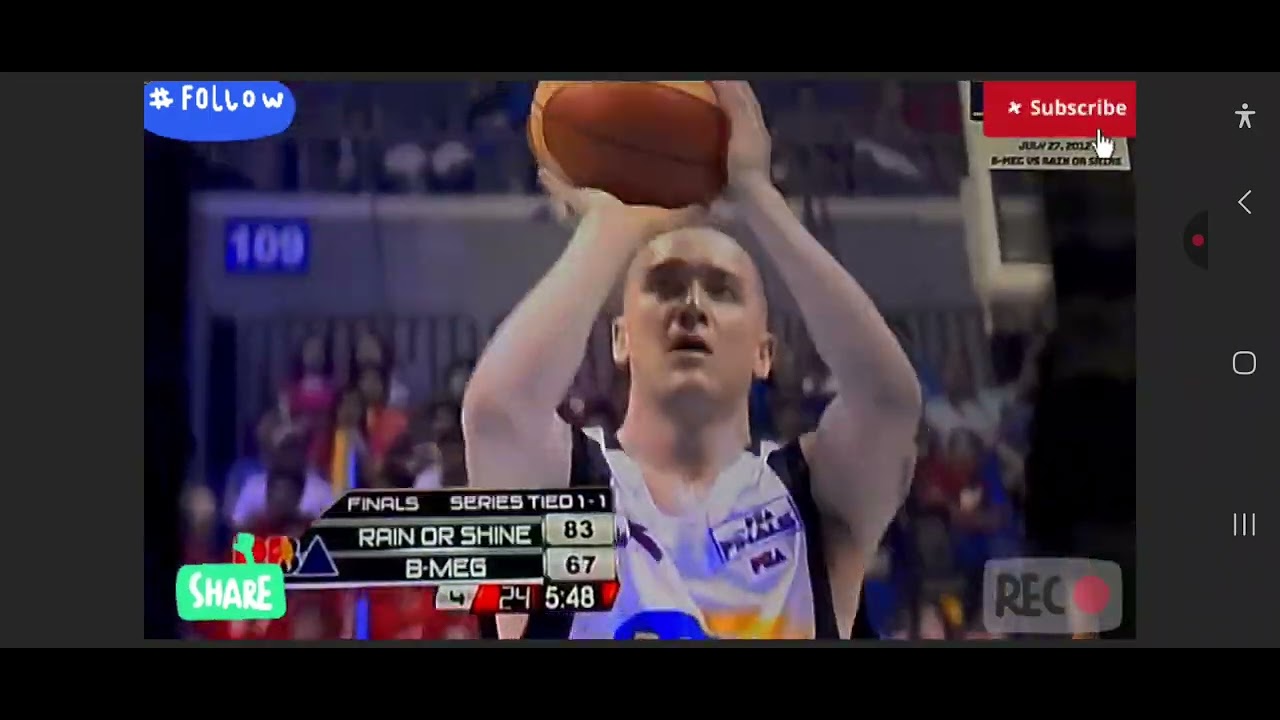 RAIN OR SHINE VS BMEG LLAMADOS 2012 PBA GOVERNORS CUP FINALS Game 3 - 4th Quarter