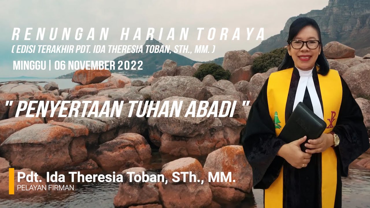 Renungan Harian Toraya || Minggu, 06 November 2022
