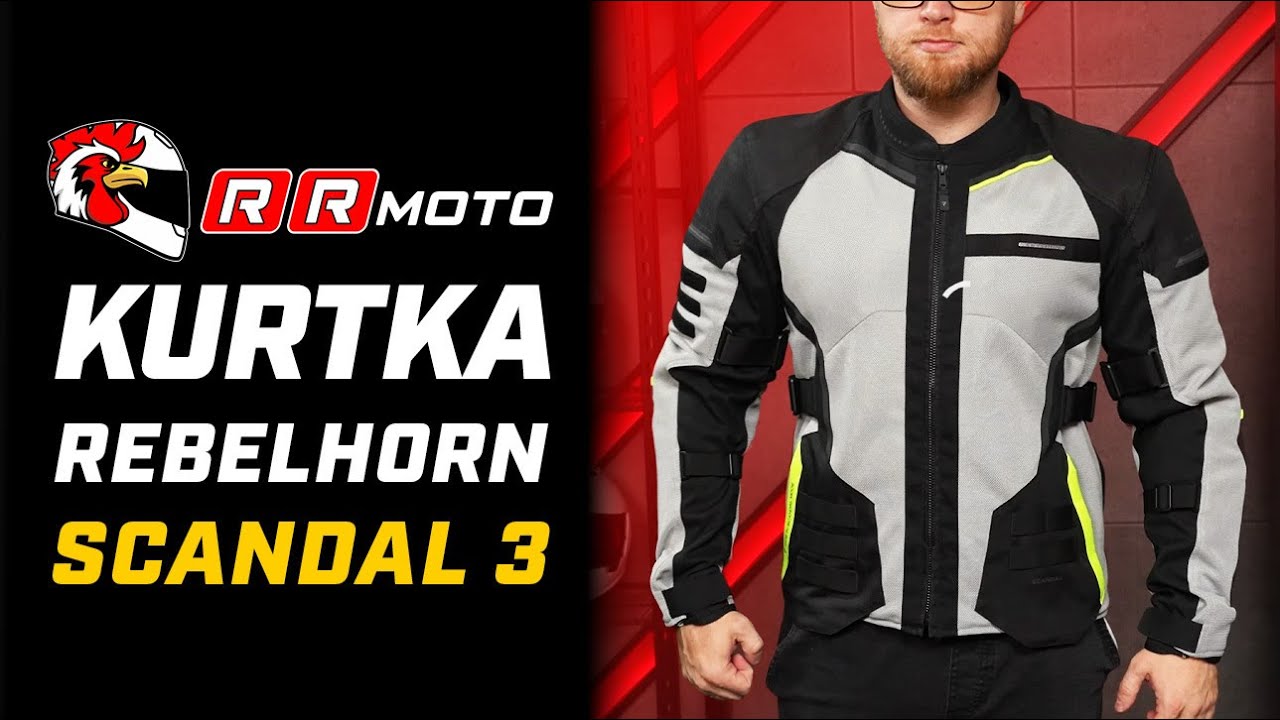 REBELHORN SCANDAL 3 - kurtka motocyklowa na lato - maksymalna wentylacja i bezpieczeństwo