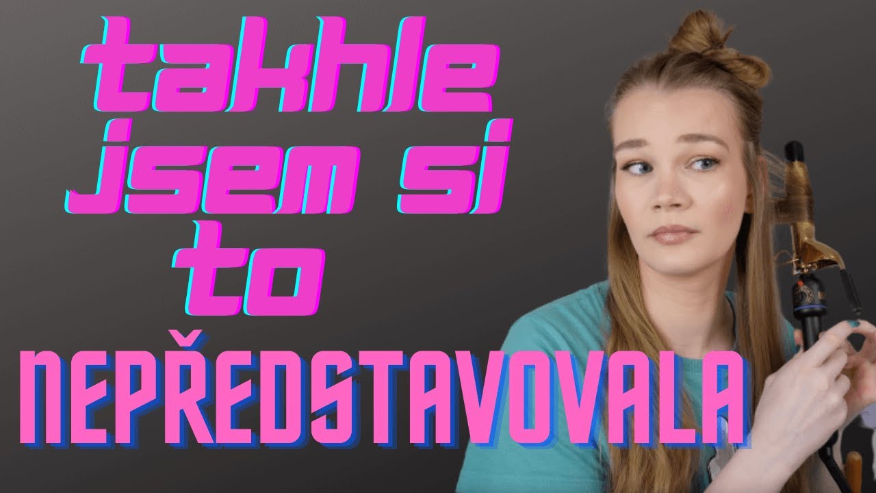 ‼️ Zkouším vlny s Hot Tools Pro Signature Gold ‼️ | Anet Pichlíková