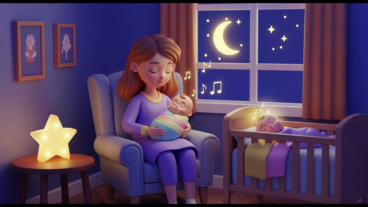 39 Minutes Baby Sleep Lullaby 🌙✨ | Calm Night Music for Babies