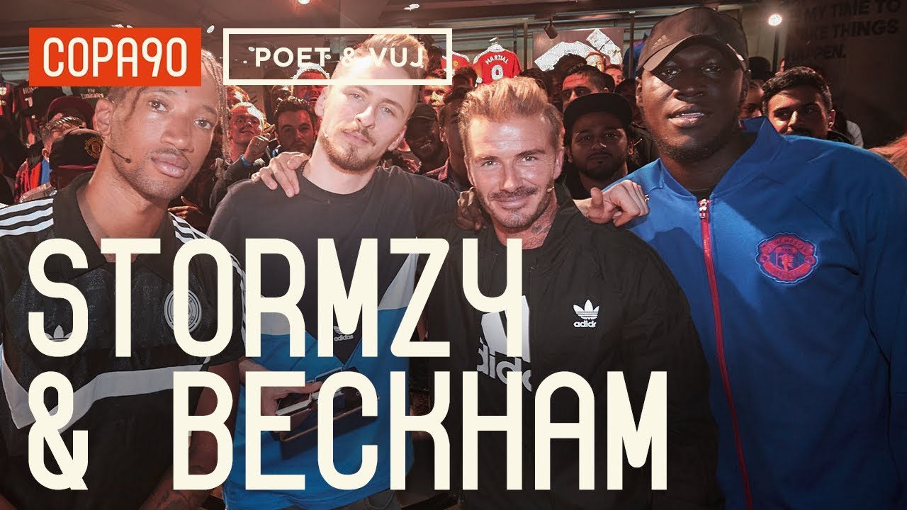 David Beckham and Stormzy Chill with Poet and Vuj! Poet and Vuj Present