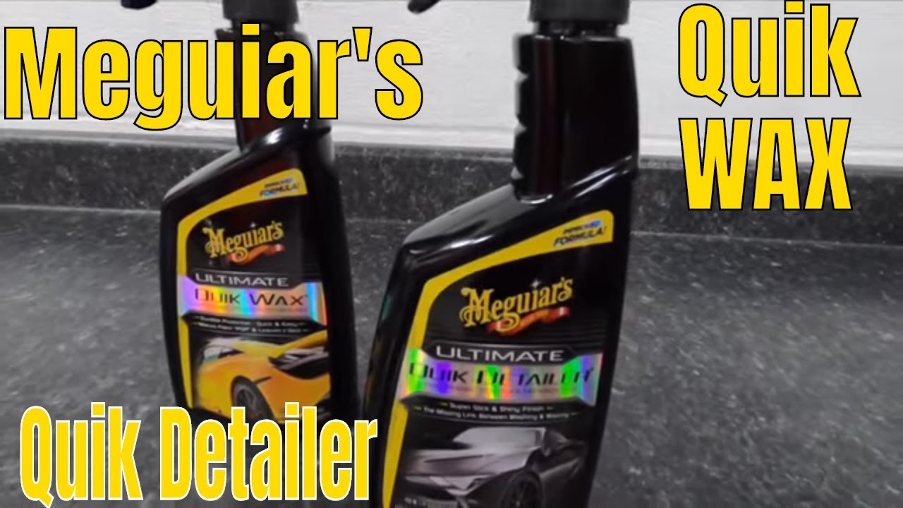 Meguiar's NEW FORMULA Ultimate Quik Wax And Detailer!!