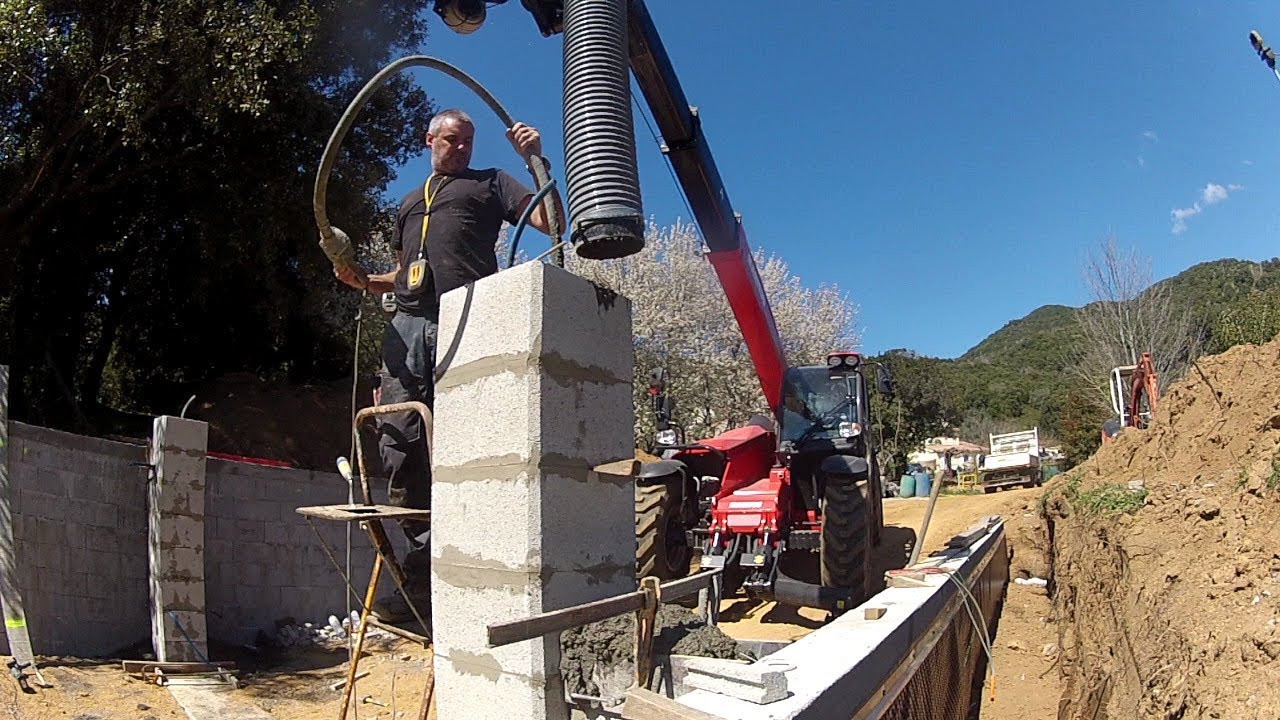 Montage des piliers