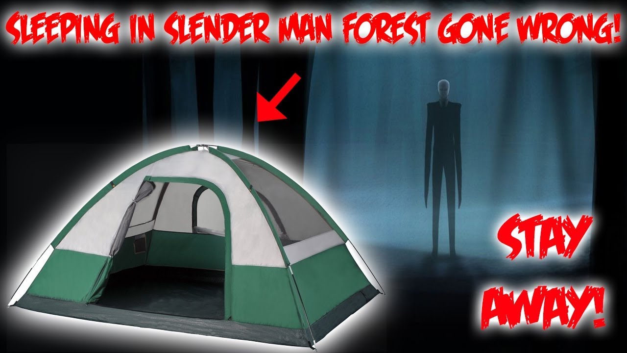 24 HOUR CHALLENGE IN SLENDERMAN FOREST - WE STAYED THE NIGHT
