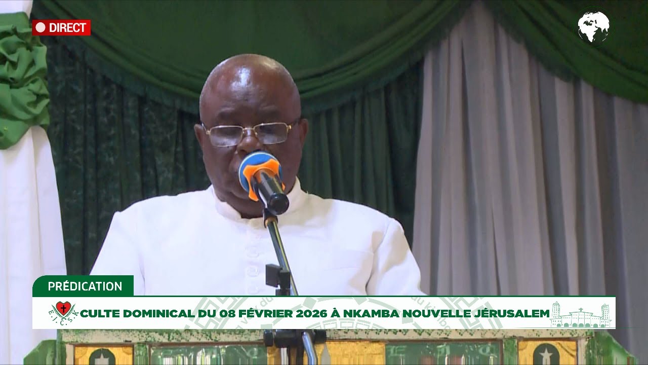 PREDICATION DOMINICALE DU 08 FEVRIER 2026 AVEC LE REV. KABEMBA