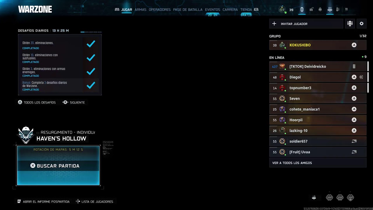 Cod WZ