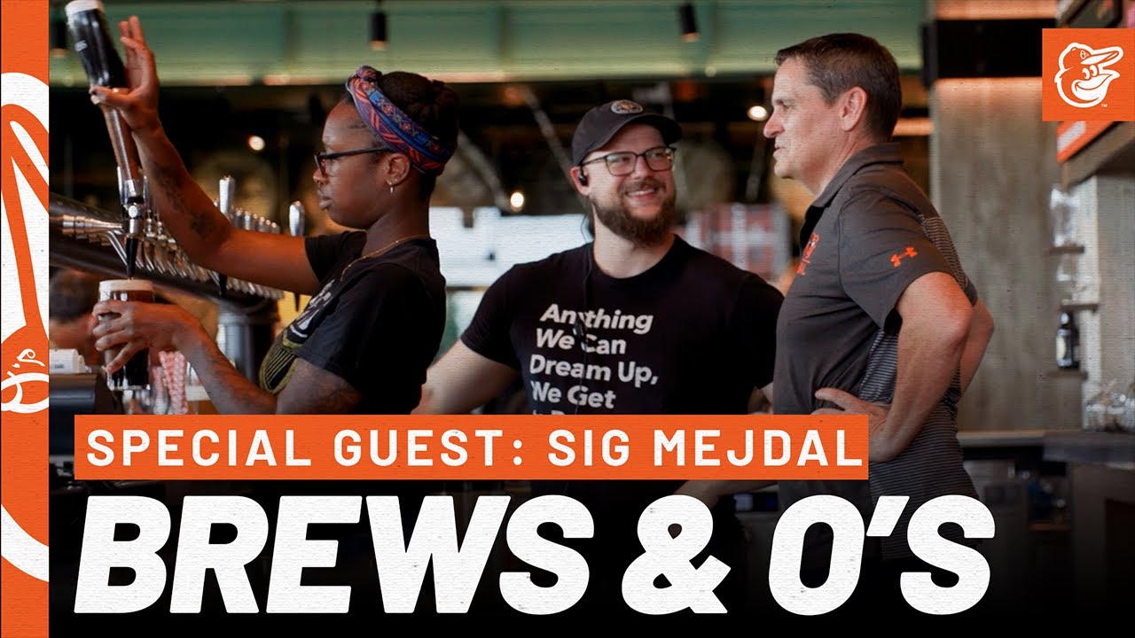 Sig Mejdal Serves Up at Guinness Open Gate Brewery | Brews & O&rsquo;s | Baltimore Orioles