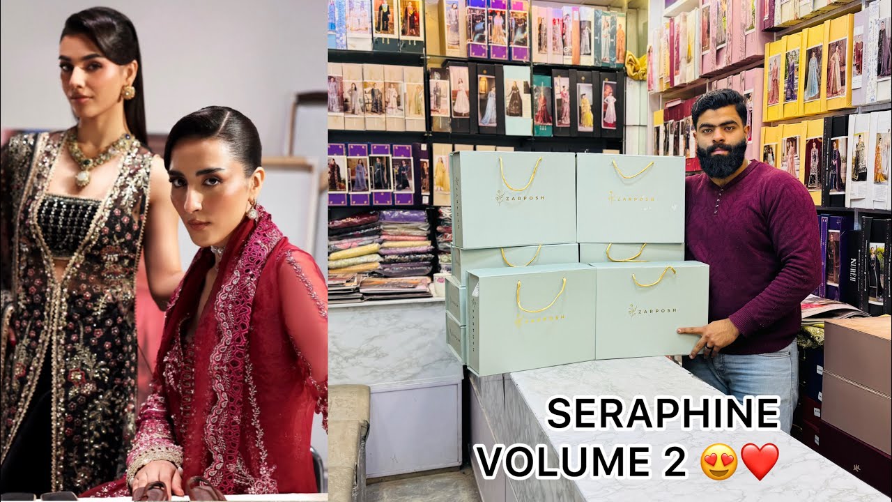 ZARPOSH SERAPHINE WEDDING FORMALS 2.0 2026 | UNSTICHTED   HANDSADE DESIGNER WEDDING COLLECTION 2026