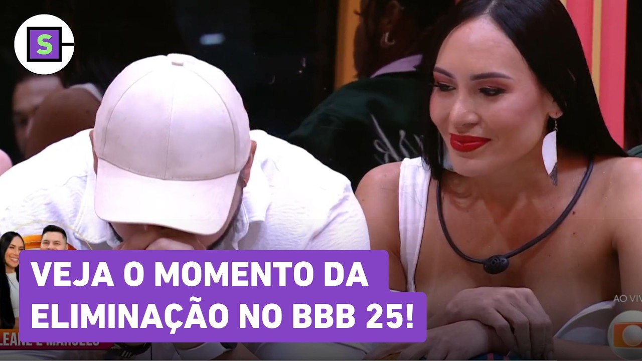 QUEM SAIU DO BBB 25! Marcelo e Arleane são ELIMINADOS no 1º PAREDÃO; vídeo mostra ANÚNCIO e REAÇÕES!