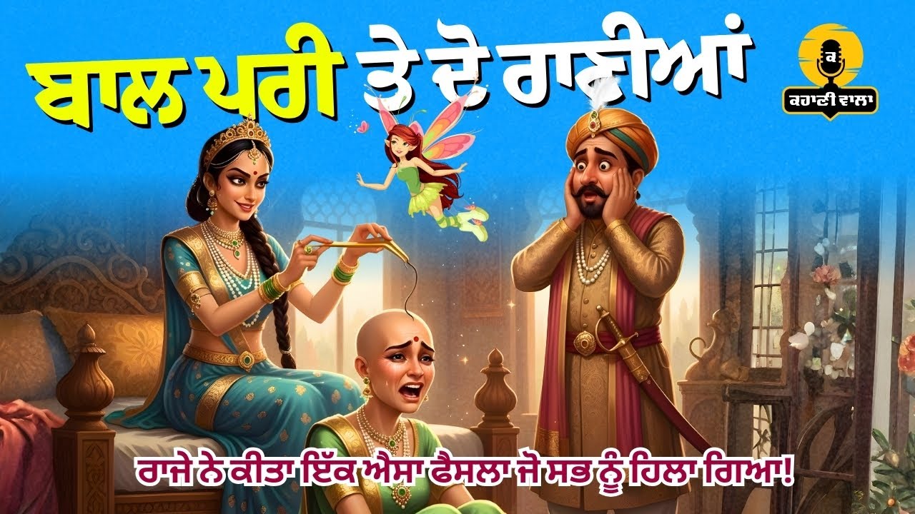 ਬਾਲ ਪਰੀ ਤੇ ਦੋ ਰਾਣੀਆਂ | Baal Pari Te Do Raniyan | Punjabi Fairy Tale | Kahaniwala Punjabi