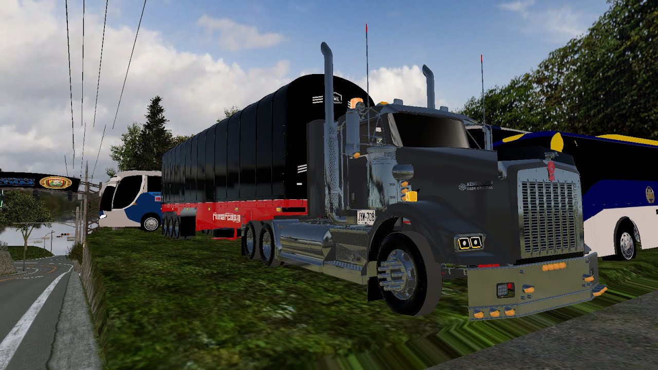 Kenworth T800 Bajando repechos | Proton Bus Colombia | Miguel Col